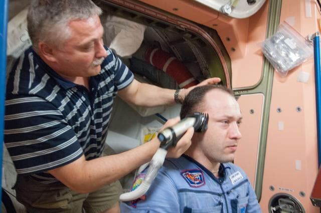NASA image: Haircut day