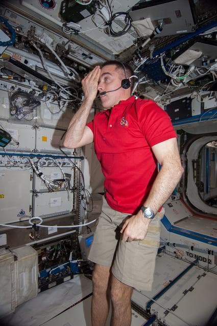 NASA image: Cassidy eye exam