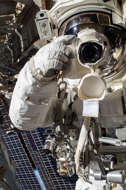 NASA image: EVA 23,Camera 2
