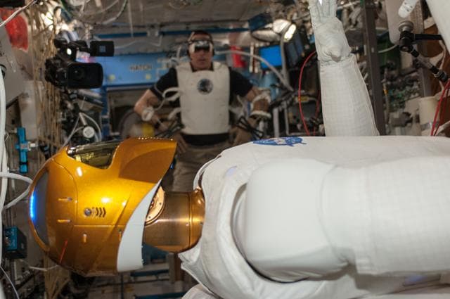 NASA image: Robonaut testing