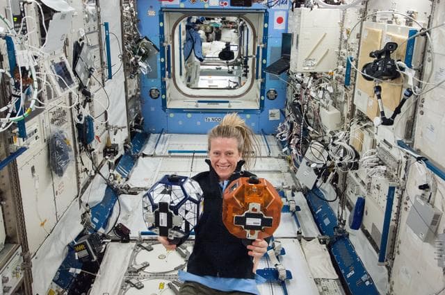 NASA image: SPHERES