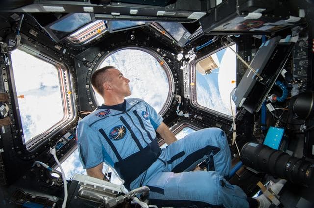 NASA image: Cassidy in Cupola