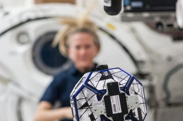 NASA image: SPHERES competiton day