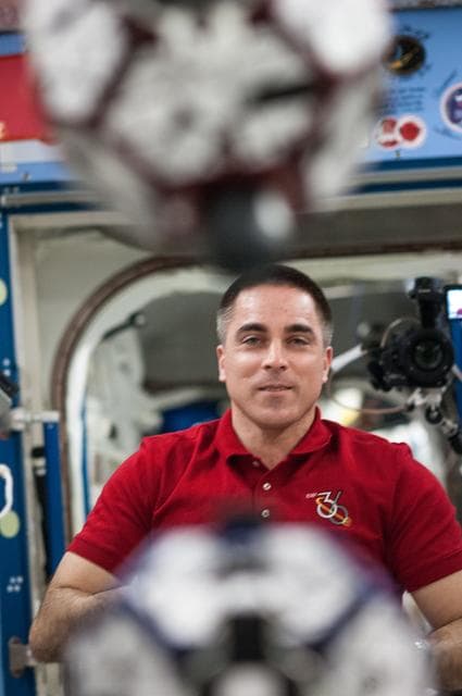 NASA image: SPHERES competiton day