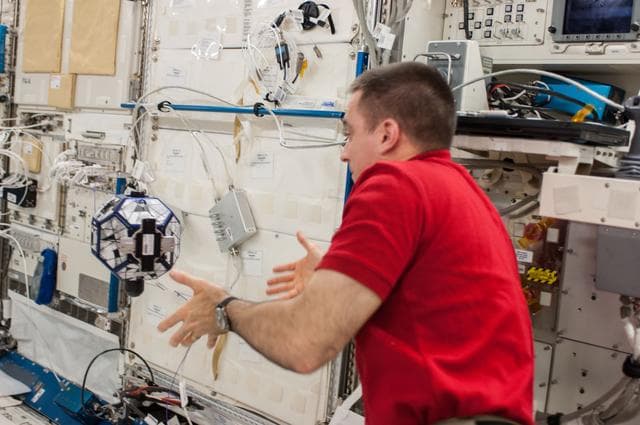 NASA image: SPHERES Zero Robotics Session