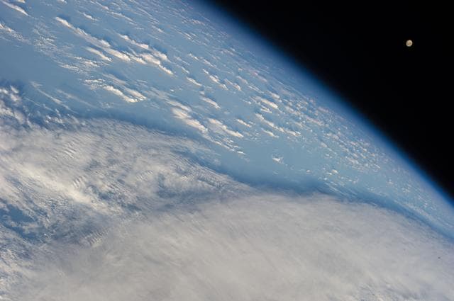 NASA image: Distant Moon
