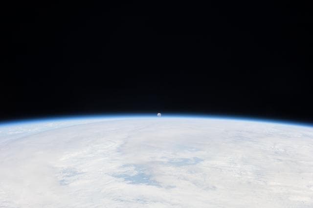 NASA image: Distant Moon
