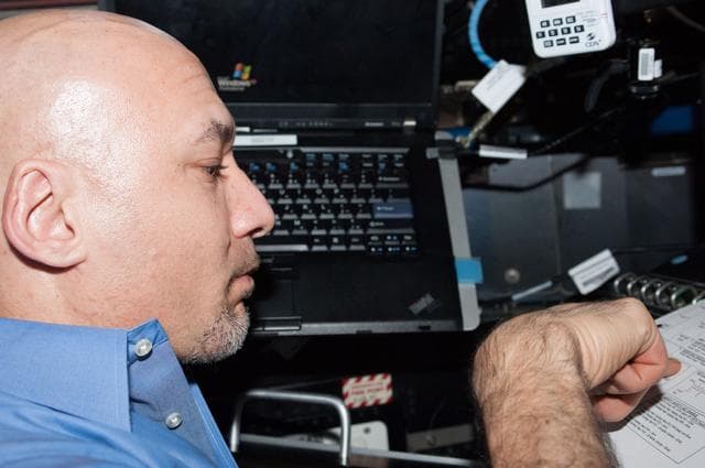NASA image: Parmitano in Cupola