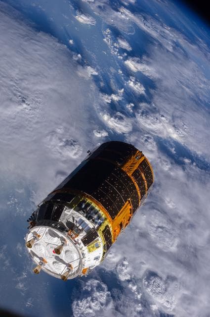 NASA image: HTV-4 undocking