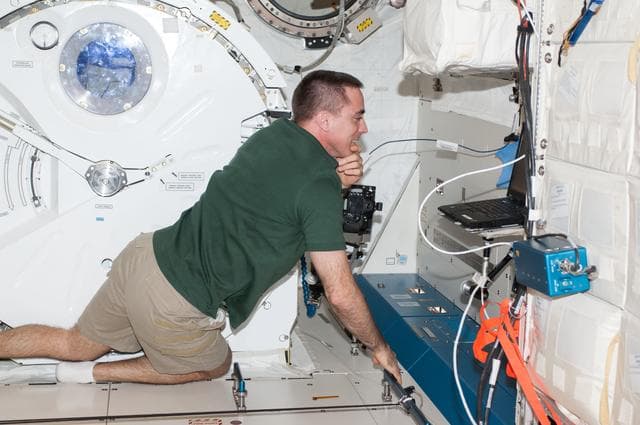 NASA image: Cassidy in JEM module
