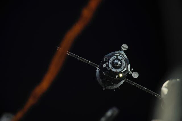 NASA image: Soyuz TMA-08M spacecraft departure