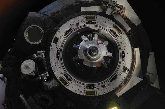 NASA image: Soyuz TMA-08M spacecraft departure