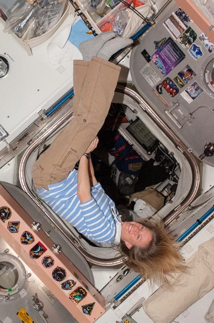 NASA image: Nyberg in Node 1