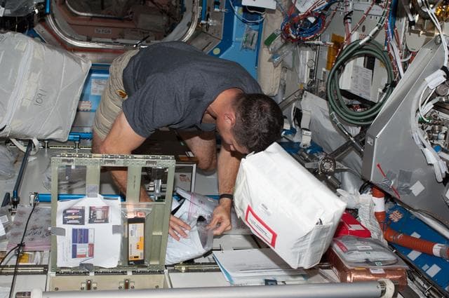 NASA image: Hopkins in U.S. Laboratory
