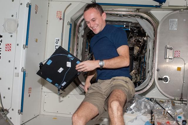 NASA image: Ryazanskiy in Node 1