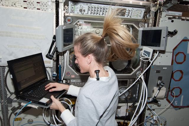 NASA image: Nyberg in U.S. Laboratory