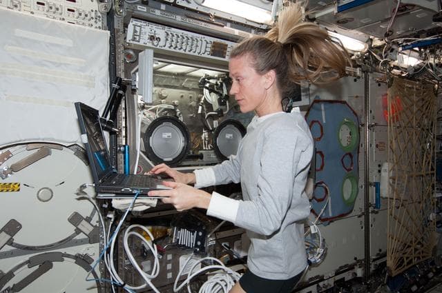 NASA image: Nyberg in U.S. Laboratory