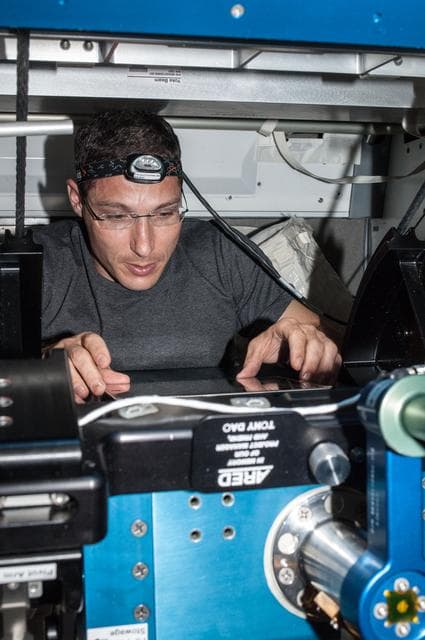 NASA image: Hopins with ARED hardware