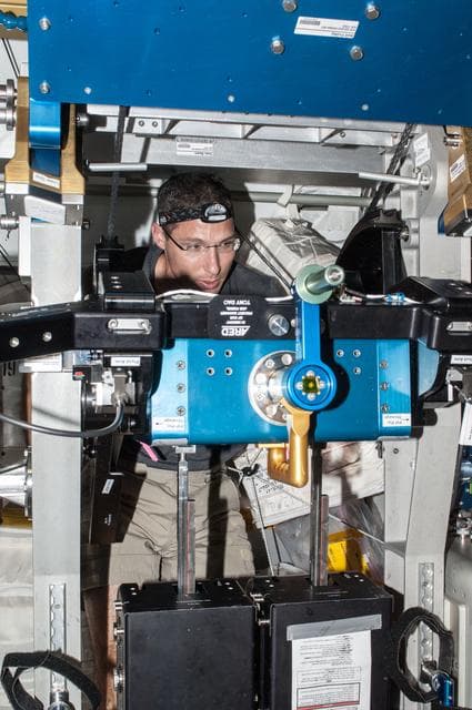 NASA image: Hopins with ARED hardware