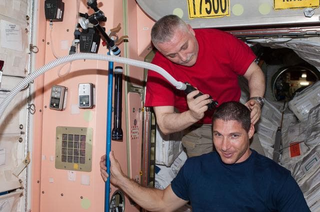 NASA image: Haircut for Hopkins