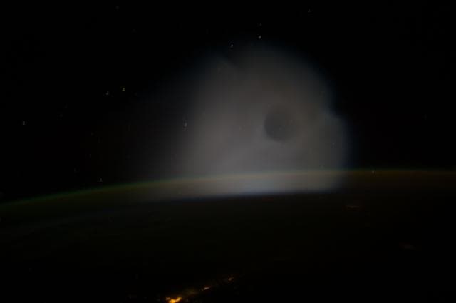 NASA image: Test launch of a Topol/SS-25 missile