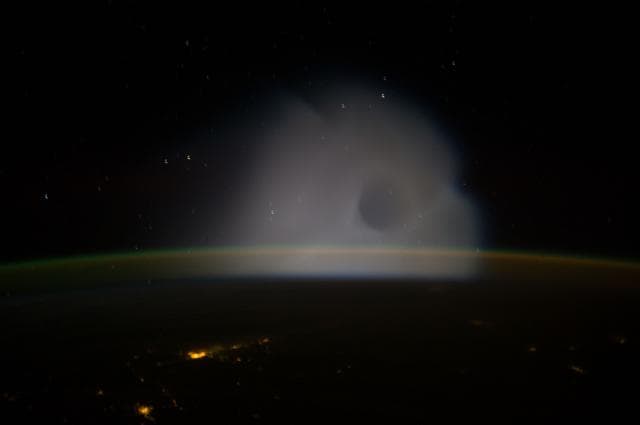 NASA image: Test launch of a Topol/SS-25 missile