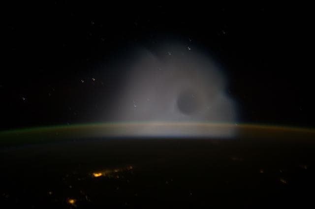 NASA image: Test launch of a Topol/SS-25 missile