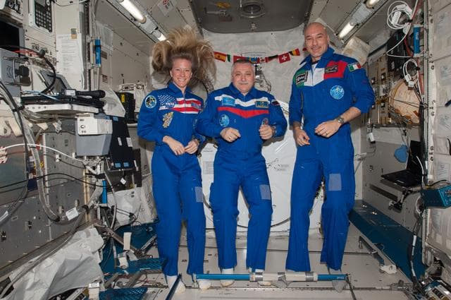 NASA image: Expedition 37 inflight crew portrait