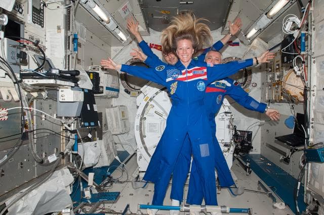 NASA image: Expedition 37 inflight crew portrait