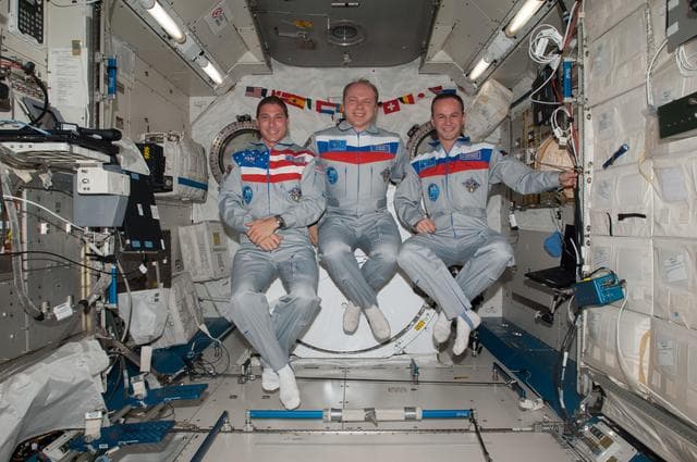 NASA image: Expedition 37 inflight crew portrait