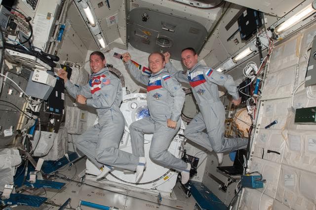 NASA image: Expedition 37 inflight crew portrait