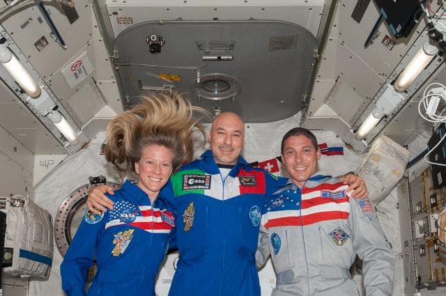 NASA image: Expedition 37 inflight crew portrait