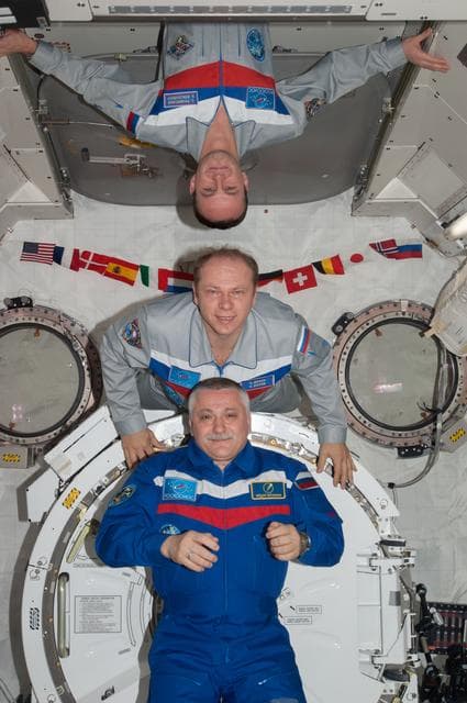 NASA image: Expedition 37 inflight crew portrait