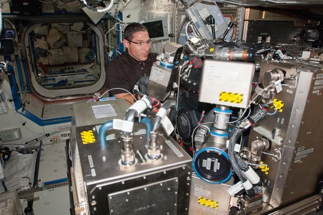NASA image: CIR Maintenance Work Area Preparation