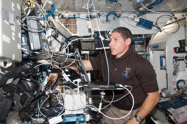 NASA image: Hopkins in Node 2