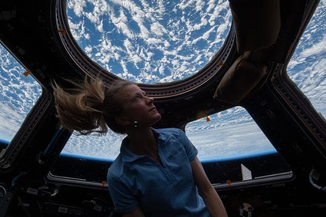 NASA image: Nyberg in Cupola