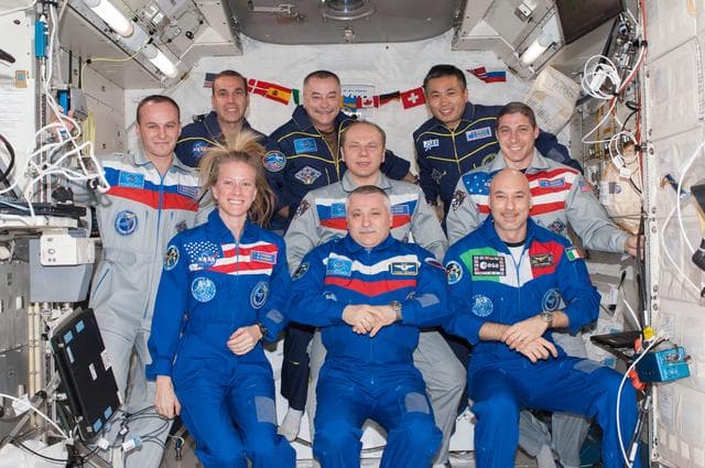 NASA image: Expedition 37 / 38 crew on-orbit portrait