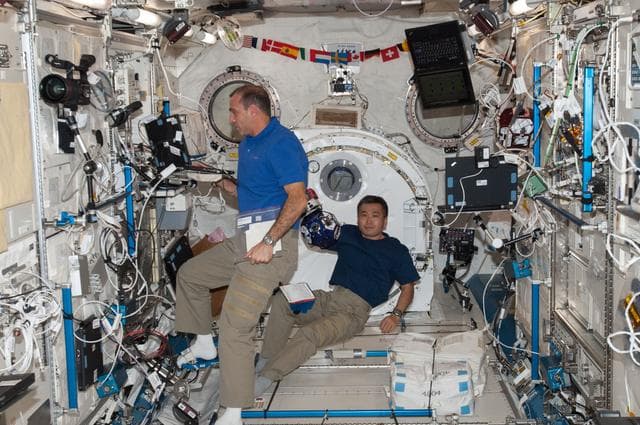 NASA image: Synchronized Position Hold, Engage, Reorient, Experimental Satellites (SPHERES) Vertigo Test