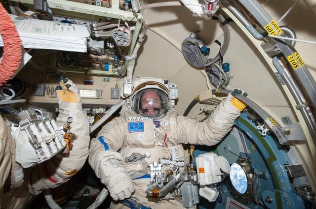 NASA image: Preparations for Russian Extravehicular Activity (EVA) #36.
