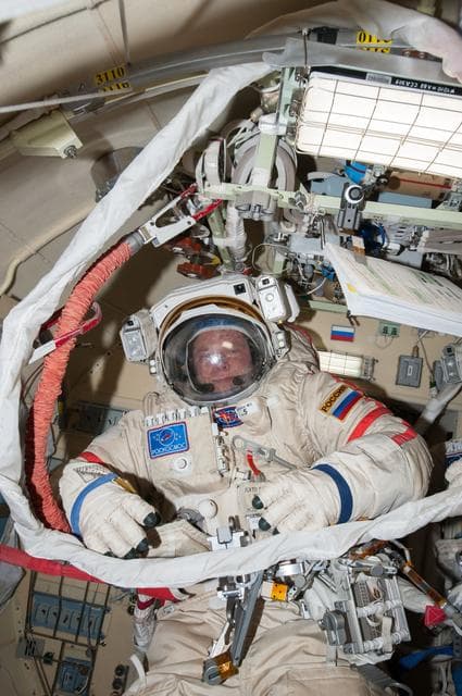 NASA image: Preparations for Russian Extravehicular Activity (EVA) #36.