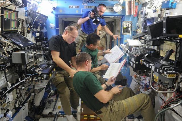 NASA image: Emergency Simulation Drill