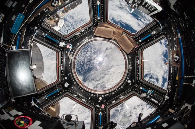 NASA image: Cupola Windows