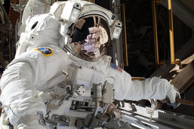 NASA image: Hopkins during EVA 24