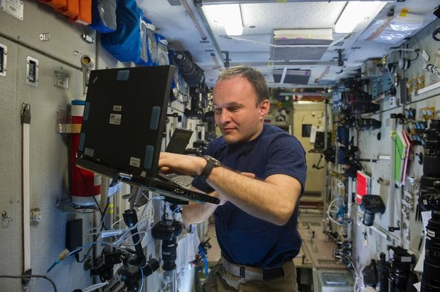NASA image: OBT ISS Emergency Descent Drill