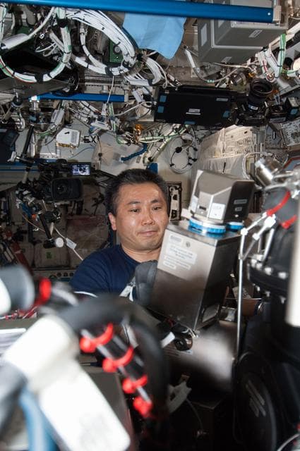 NASA image: Wakata working on the CIR