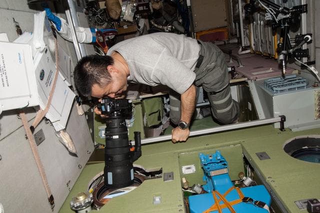 NASA image: Koichi in SM
