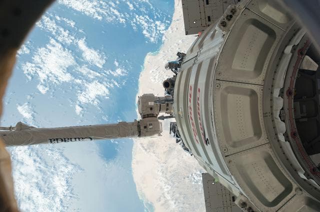 NASA image: Cygnus Departure