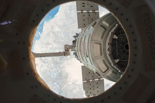 NASA image: Cygnus Departure