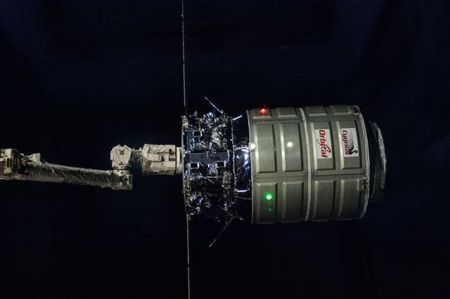 NASA image: Cygnus Departure