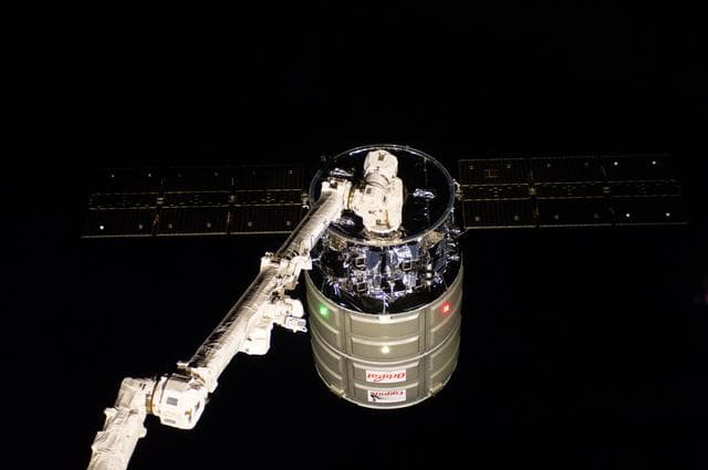 NASA image: Cygnus Departure